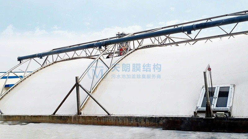 無(wú)錫市石塘灣污水池加蓋-2